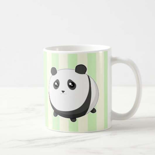 Cute Kawaii chubby panda beer Koffiemok (Rechts)