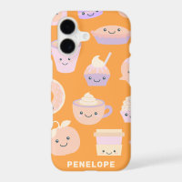 Cute Kawaii Citrouille d'automne Motif à tarte en