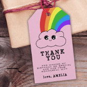 Cute Kawaii Cloud Rainbow Kind Birthday Dank u Cadeaulabel