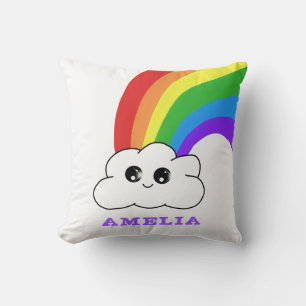 Cute Kawaii Cloud Rainbow Kind Name Kussen