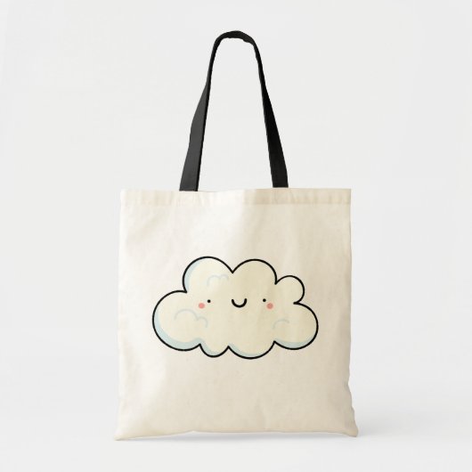 Cute Kawaii Cloud Tote Bag (Voorkant)