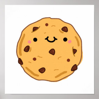 Cute Kawaii Cookie Poster