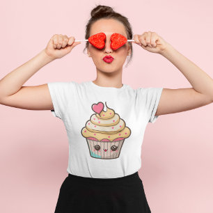 Cute Kawaii Cupcake T-shirt