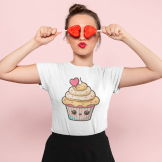 Cute Kawaii Cupcake T-shirt
