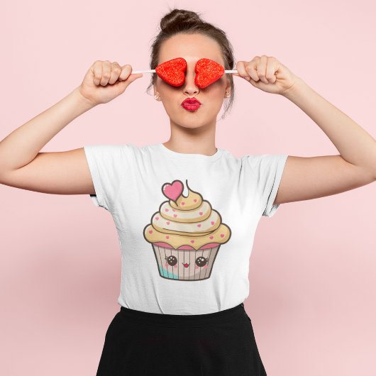 Cute Kawaii Cupcake T-shirt