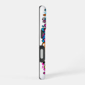 Cute Kawaii Drip Monster Pattern iPhone 16 case Hoesje (Rechterkant)