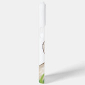 Cute Kawaii Eend met Gele Bloemen Case-Mate iPhone Case (Achterkant / Rechts)