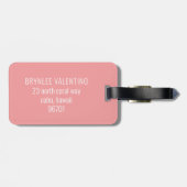 Cute Kawaii Face Bagagelabel (Achterkant horizontaal)