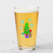 Cute Kawaii Face Kerstmis Scene, ZSG
