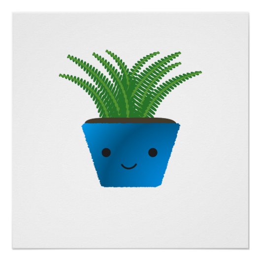 Cute kawaii Fern Perfect Poster (Voorkant)
