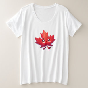 Cute Kawaii Feuille d'érable   Elbows Up Canada