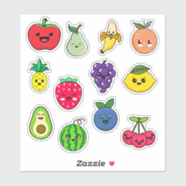 Cute Kawaii FruitStickers Sticker