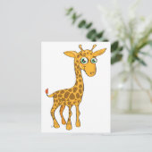 Cute Kawaii Giraffe Briefkaart (Staand voorkant)