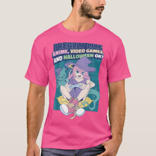 Cute Kawaii Girl Gaming Gamer - Anime, Video Games T-shirt