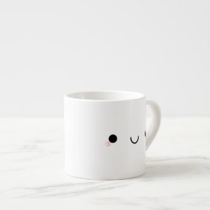 Cute Kawaii glimlachend Japans Emoticon Face Espresso Kop