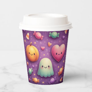 Cute Kawaii Halloween Paper Cups Papieren Bekers