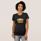 Cute Kawaii Hamburger T-Shirt (Voorkant volledig)