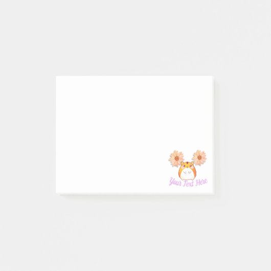 Cute Kawaii Hamster Custom Post-it® Notes (Voorkant)