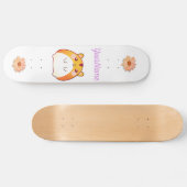 Cute Kawaii Hamster Custom Skateboard (Horizontaal)