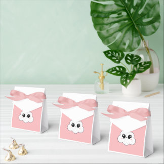 Cute Kawaii Happy Cloud Minimalist Design Bedankdoosjes