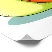 Cute Kawaii Happy Snail Poster (Hoek)