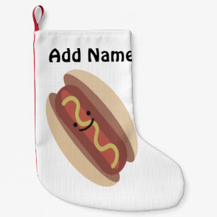 Cute Kawaii Hot Dog Kleine Kerstsok