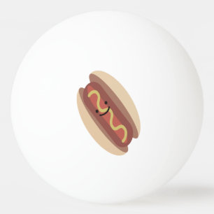 Cute Kawaii Hot Dog Pingpongballen