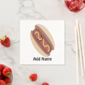 Cute Kawaii Hot Dog Servetten (Insitu)