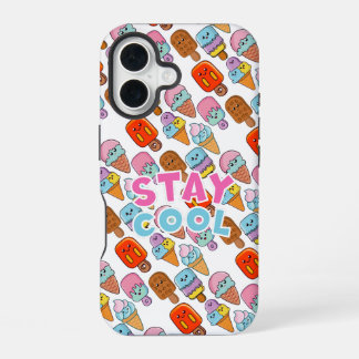 Cute Kawaii Ijsje & IJslolly iPhone Hoesje iPhone 16 Hoesje