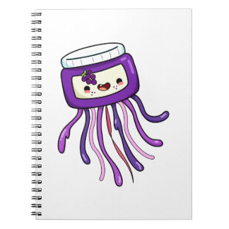 Cute Kawaii Jellyfish Notitieboek