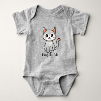 Cute Kawaii Kat Baby - Purrfect Cute Kitten Romper
