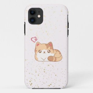 Cute kawaii katefoon 11 telefoon iPhone 11 hoesje