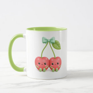 Cute Kawaii Kersen Koppel Koffiemok Mok