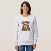 Cute Kawaii Kitten Cat Sweatshirt (Voorkant volledig)