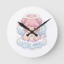 Cute Kawaii Kleine Engel Chibi Meisje Ronde Muurkl
