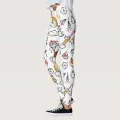 Cute Kawaii leggings Motifs (Gauche)