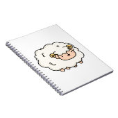 Cute Kawaii Little Lamb Notitieboek (Rechterzijde)