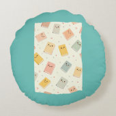 Cute Kawaii Livres Coussin (Dos)