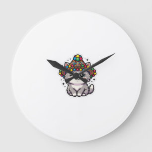Cute Kawaii Marokkaanse Amazigh Kat Geweven Hoed P Grote Klok