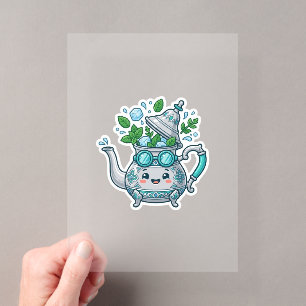Cute Kawaii Marokkaanse IJsthee Zomer BSticker Acryl Uitnodigingen