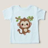 Cute Kawaii Monkey (Design voorkant)