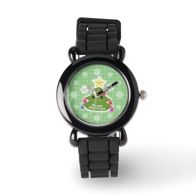 Cute Kawaii montre Arbre de Noël (Recto)