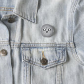 Cute Kawaii Moon Luna Character Ronde Button 3,2 Cm (In situ)