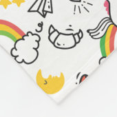 Cute Kawaii Motifs couvertures en toison (Coin)