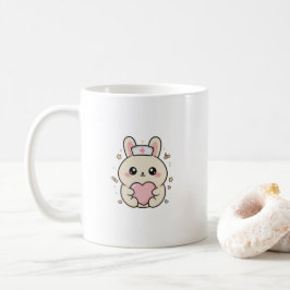Cute Kawaii Nurse Bunny Mug – Pastel Medical  Koffiemok