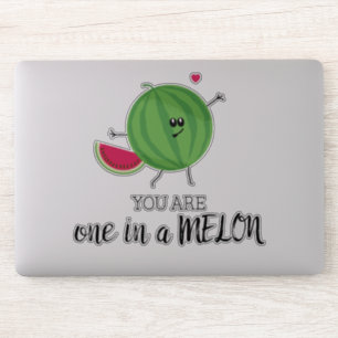 Cute Kawaii One in een miljoen Melon Food Pun Sticker