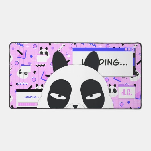 Cute Kawaii ours Panda violet (Recto)