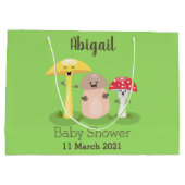 Cute kawaii paddenstoel groot cadeauzakje (Achterkant)