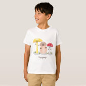 Cute kawaii paddenstoel t-shirt (Voorkant volledig)