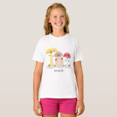Cute kawaii paddenstoel t-shirt (Voorkant volledig)